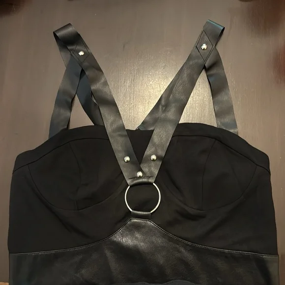 Black Sleeveless Release Me Skater Dress - Picture 5 of 11